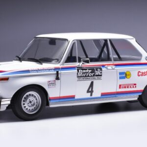 Modellino auto rally scala 1:18 Ixo BMW 2002 RAC RALLY 1973 modellismo statico