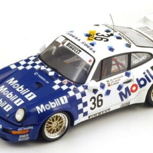 Modellino auto scala 1:43 Spark PORSCHE 911 CARRERA RSR 3.8 24H SPA 1993 racing modellismo statico