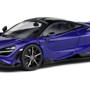 Modellino auto scala 1:43 Solido MCLAREN 765LT V8 BITURBO 2020 PURPLE diecast modellismo statico