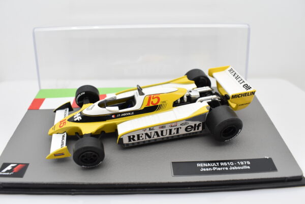 Modellini auto FORMULA 1 scala 1:43 RENAULT RS10 Jabouille collezione ixo
