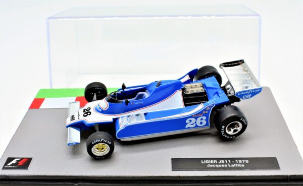 Modellini auto FORMULA 1 scala 1:43 LIGIER JS11 Laffite collezione ixo