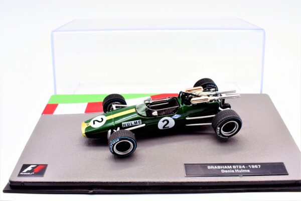 Modellini auto FORMULA 1 scala 1:43 BRABHAM BT24 Hulme collezione ixo