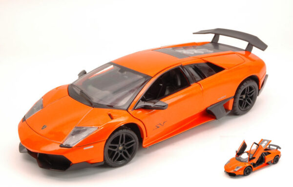 Modellino auto scala 1:24 Lamborghini Murcielago LP 670 4 SV diecast modellismo da collezione
