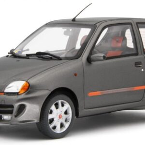 Modellino auto scala 1:18 Laudo Racing  FIAT 600 SPORTING ABARTH 1998  GREY modellismo statico collezione