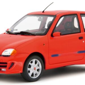 Modellino auto scala 1:18 Laudo Racing  FIAT 600 SPORTING ABARTH 1998 RED modellismo statico collezione