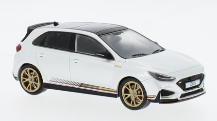 Modellino auto scala 1:43 Ixo HYUNDAI i30 N DRIVE-N 2022 WHITE modellismo statico collezione