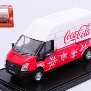 Modellino auto furgone FORD TRANSIT LWB HIGH COCA COLA 1:76 diecast