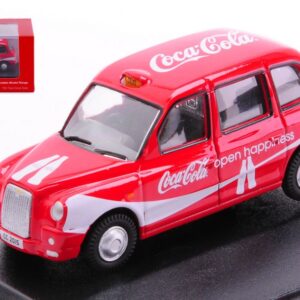 Modellino auto furgone Oxford  TX4 TAXI COCA COLA 1:76