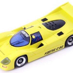 Modellino auto scala 1:43 KOENIG C62 1991 YELLOW modellismo statico collezione