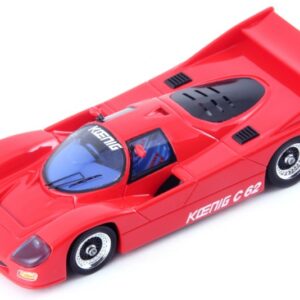 Modellino auto scala 1:43 KOENIG C62 1991 RED modellismo statico collezione