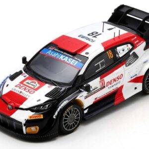 Modellino auto scala 1:43 Spark TOYOTA GR YARYS RALLY JAPAN 2023 KATSUTA JOHNSTON