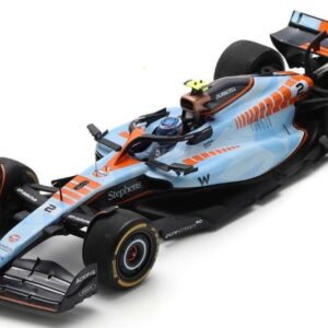 Modellino auto formula 1 F1 scala 1:18 Spark WILLIAMS FW45 SINGAPORE GP 2023 SARGEANT