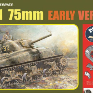 Modellino carri armati TANK model kit Dragon  M4A1 SHERMAN EARLY VERSION KIT 1:35