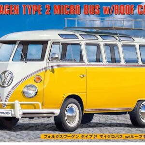 Modellino auto kit di montaggio model kit VOLKSWAGEN TYPE 2 scala 1:24 modellismo