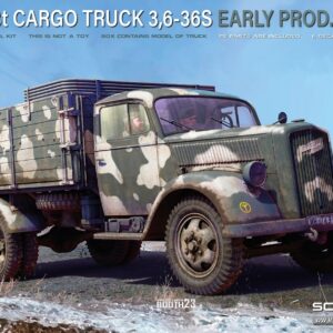 Modellino carri armati TANK model kit GERMAN 3t CARGO TRUCK 3.6-36S 1:35