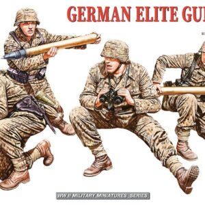 Modellino soldati modellismo diorami Miniart  GERMAN ELITE GUN CREW KIT 1:35