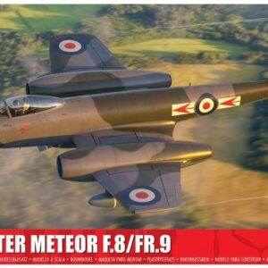 Modellino aerei da costruire model kit di montaggio GLOSTER METEOR F.8FR.9