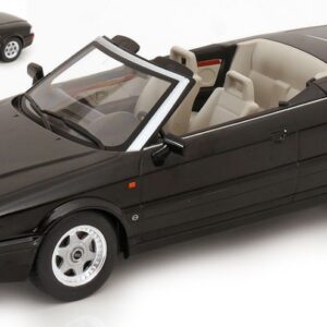 Modellino auto scala 1:18 AUDI 80 CABRIO 1991 BLACK diecast modellismo statico