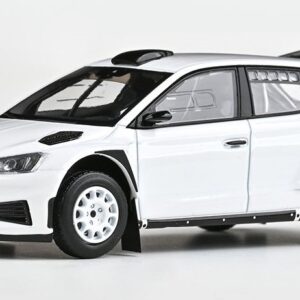 Modellino auto scala 1:43 Abrex SKODA FABIA IV RS RALLY 2 BASE 2022 WHITE