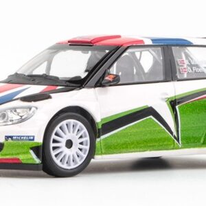 Modellino auto rally scala 1:43 Abrex SKODA FABIA II FL S2000 2010 modellismo statico