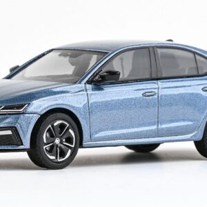 Modellino auto scala 1:43 SKODA OCTAVIA IV RS 2020 BLUE diecast modellismo statico