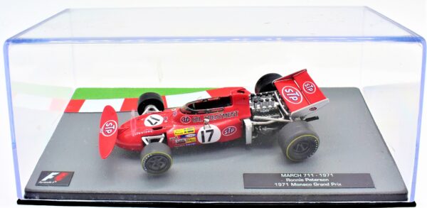 Modellini auto FORMULA 1 scala 1:43 MARCH 711 Peterson collezione ixo - Image 2