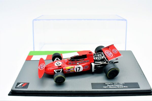 Modellini auto FORMULA 1 scala 1:43 MARCH 711 Peterson collezione ixo