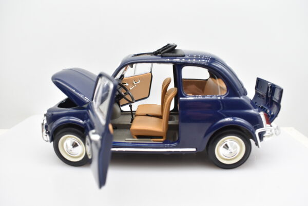 Modellino auto FIAT 500 L scala 1:16 Burago diecast modellismo da collezione - Image 3