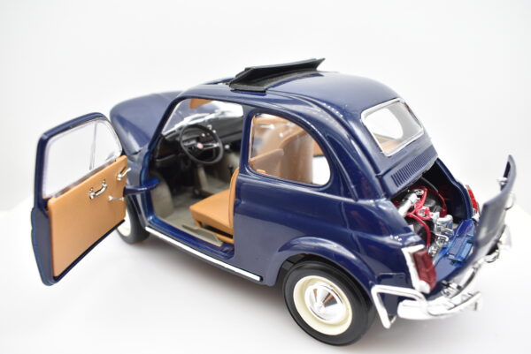 Modellino auto FIAT 500 L scala 1:16 Burago diecast modellismo da collezione - Image 7