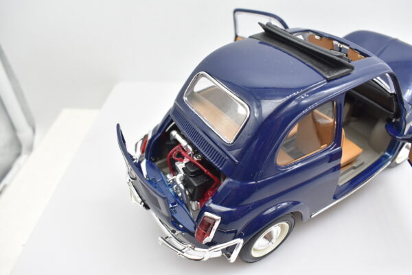 Modellino auto FIAT 500 L scala 1:16 Burago diecast modellismo da collezione - Image 11