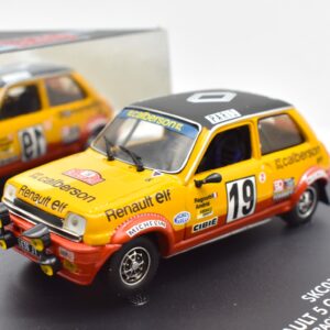 Modellino auto rally scala 1:43 Renault 5 Vitesse diecast modellismo da collezione