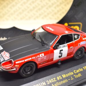 Modellino auto rally scala 1:43 Datsun 240Z IXO diecast modellismo da collezione