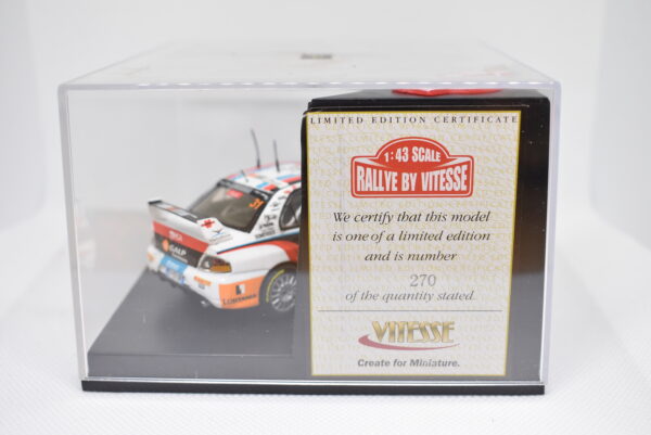 Modellino auto scala 1:43 Mitsubishi Lancer Evolution IX Vitesse diecast modellismo da collezione - Image 3