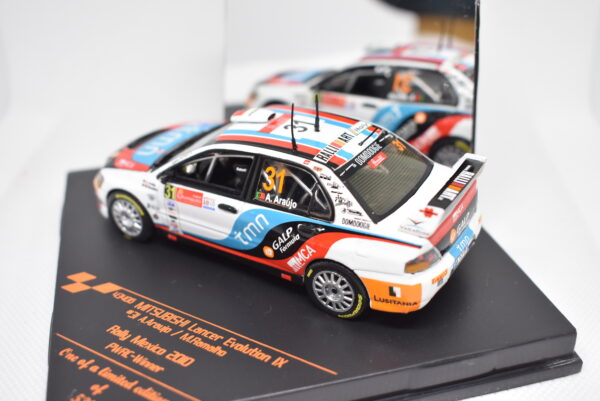 Modellino auto scala 1:43 Mitsubishi Lancer Evolution IX Vitesse diecast modellismo da collezione - Image 5
