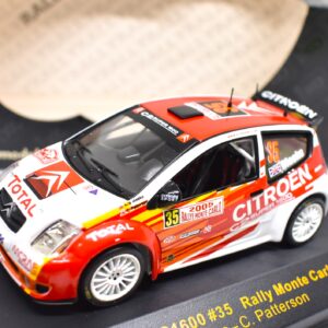 Modellino auto rally scala 1:43 Citroen C2 S1600 IXO diecast modellismo da collezione