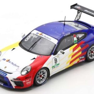 Modellino auto scala 1:43 Spark PORSCHE 911 GT3 CUP CARRERA CUP 2021 CERQUI racing modellismo statico