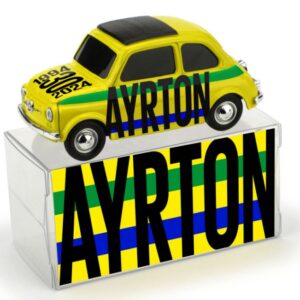 Modellino auto scala 1:43 Brumm FIAT 500 BRUMS AYRTON modellismo collezione