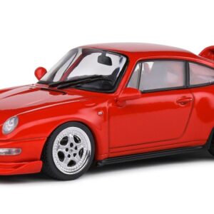 Modellino auto scala 1:43 PORSCHE 911 993 RS CLUBSPORT COUPE 1993 RED diecast modellismo statico