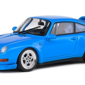 Modellino auto scala 1:43 PORSCHE 911 993 RS CLUBSPORT COUPE 1993 BLUE diecast modellismo statico