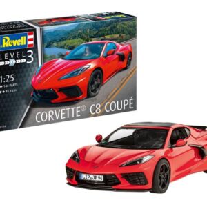 Modellino auto model kit CORVETTE C8 COUPE scala 1:25 modellismo collezione