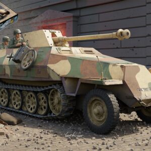 Modellino carri armati TANK model kit di montaggio Trumpeter  CARRO GERMAN SD.KFZ 25122D KIT 1:16