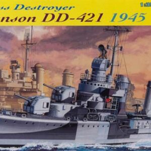 Modellino da montare model kit di montaggio U.S.S. NAVE BENSON DD-421 BENSON CLASS DESTROYER 1945 1:350