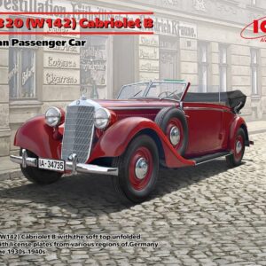 Modellino auto model kit di montaggio ICM MERCEDES TYP 320 W142 scala 1:35