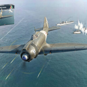 Modellino aerei model kit di montaggio Italeri REGGIANE RE 2002 ARIETE KIT 1:72