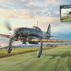 Modellino aerei model kit di montaggio Italeri MACCHI MC 205 VELTRO KIT 1:32