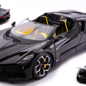 Modellino auto scala 1:18 Burago  BUGATTI W16 MISTRAL CABRIOLET BLACK modellismo statico collezione