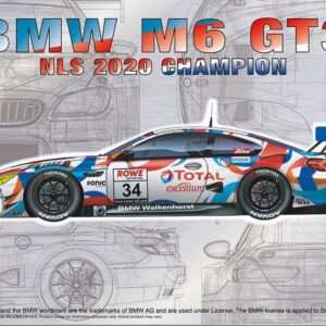 Modellino auto kit di montaggio da montare Beemax BMW M6 GT3 NLS 2020 1:24