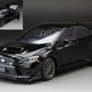 Modellino auto scala 1:18 SUBARU WRX STi BLACK diecast modellismo statico