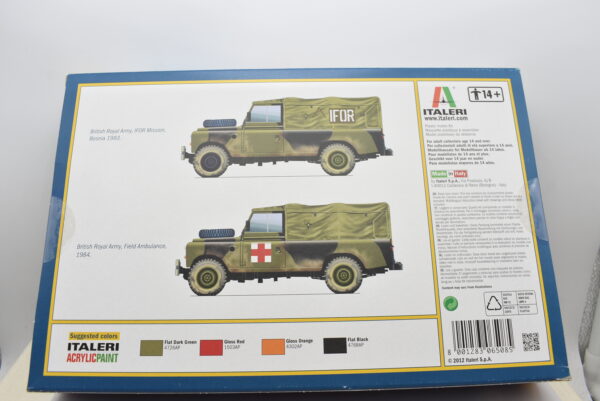 Modellino kit di montaggio scala 1:35 Land Rover 109 LWB Italeri modellismo da collezione - Image 3