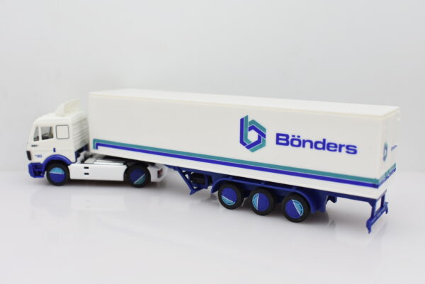 Herpa modellino camion scala 1:87 Mercedes 1735 Bonders modellismo da collezione - Image 4